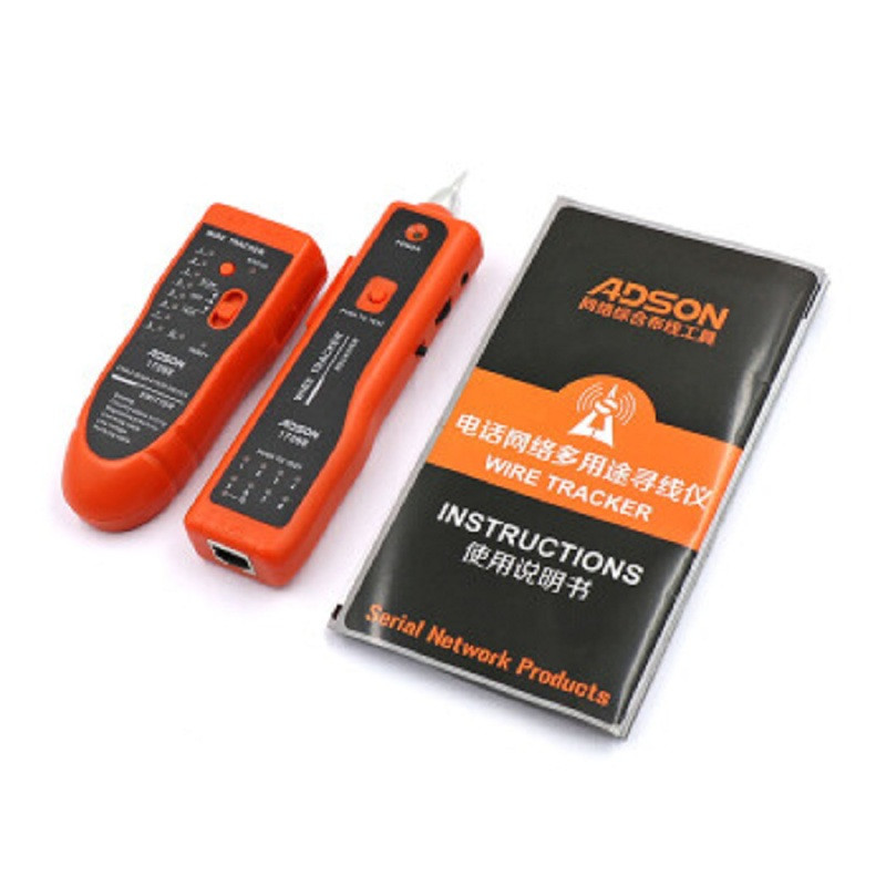 艾德生（ADSON） 网络测线仪网络线电话线测试仪两用测线仪RJ45/RJ11电话线网络跳线测线仪 新品 寻线仪