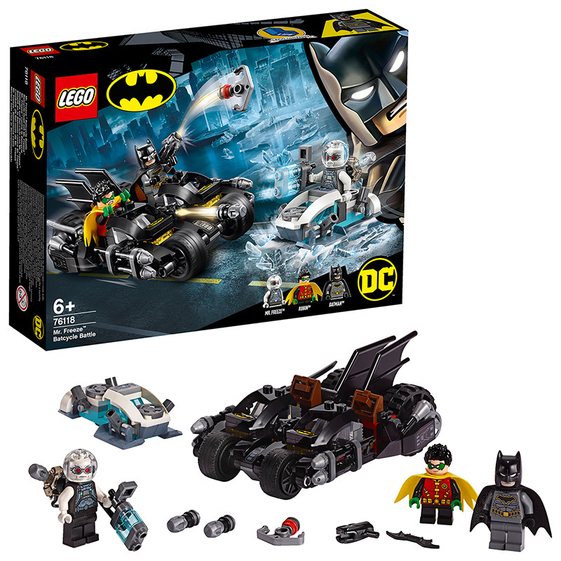 LEGO乐高 Super Heroes超人系列 蝙蝠侠大战急冻人76118