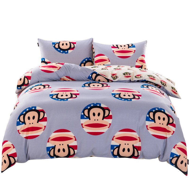 大嘴猴(paul frank) 联盟 PF0092TJ 床品四件套 灰色