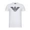 EMPORIO ARMANI 阿玛尼 男士棉质圆领短袖T恤衫 8N1T99 1JNQZ 0100-白色 XXL