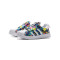 阿迪达斯adidas三叶草童鞋SUPERSTAR 4-10岁90-140cm休闲鞋小童鞋EE6264 EE6264蓝色+白色+黄色 33码/适合脚长200mm