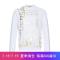 Versace JEANS 范思哲 男士印花棉质圆领长袖卫衣运动衫 B7GTB7FP 36604 003-白色 XXL