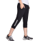 李宁(LI-NING)夏正品BAD FIVE篮球系列女子七分卫裤AKQP018-1 S/160 AKQP018-1