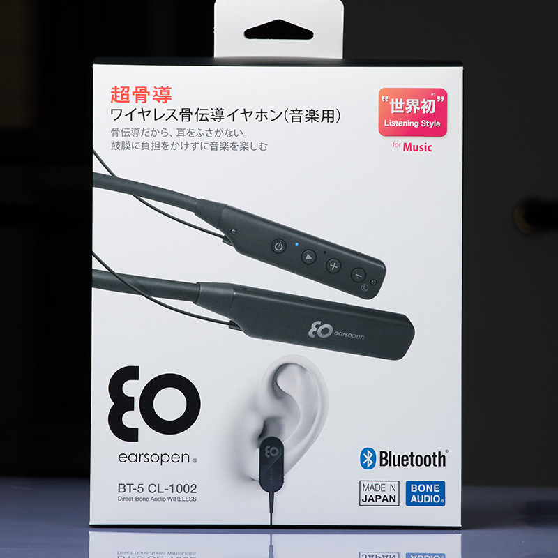 Earsopen系列 Earsopen Bt 5 Cl 1002 骨传导无线蓝牙耳机日本原装非入耳通话音乐图片 高清实拍图 苏宁易购