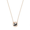 SWAROVSKI 施华洛世奇 HALLSWAN人造水晶女士吊坠项链灰色镀玫瑰金色轻奢饰品 5382446