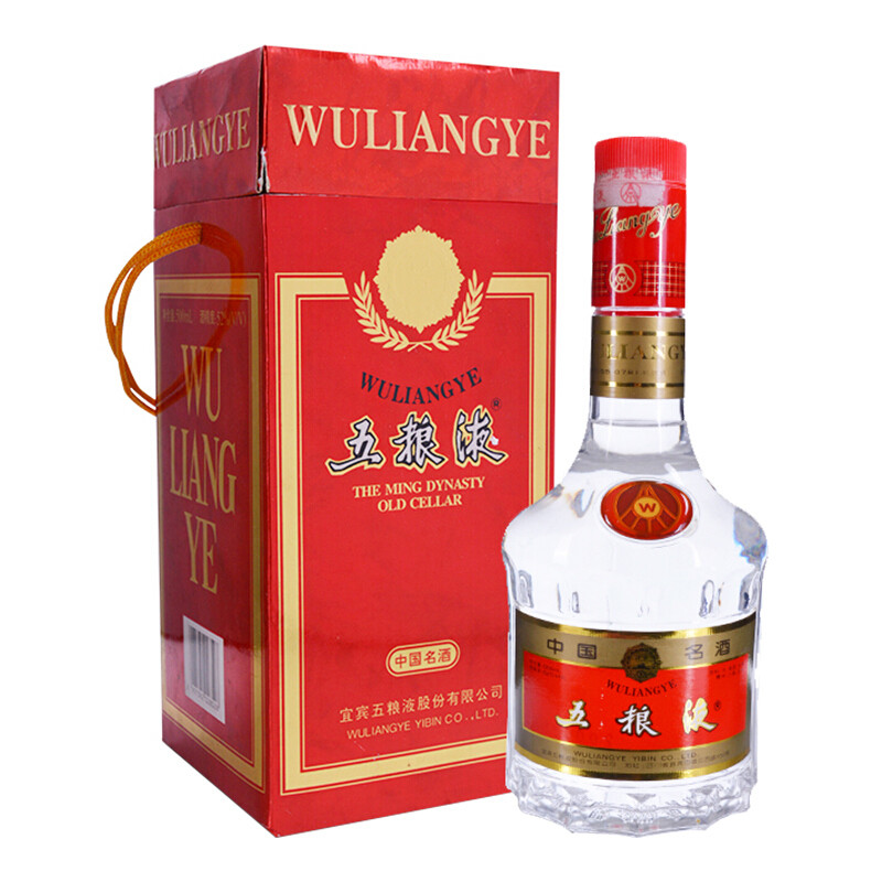 五粮液 52度 2000年 500ml 四川浓香型白酒 陈年老酒 第六代 普五