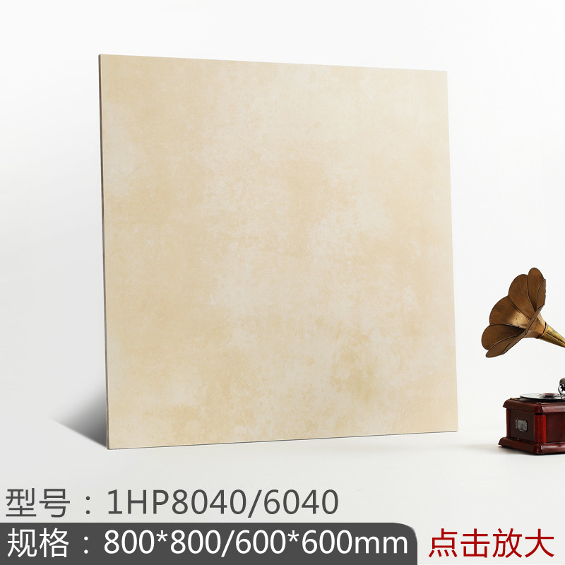 新中源全瓷水泥砖客厅600x600哑光纯色卫生间仿古砖防滑墙地砖6040