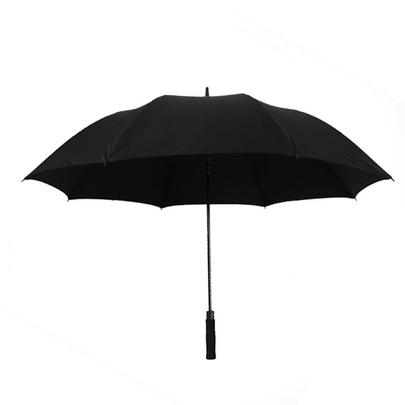 三极户外(Tripolar) TP7001 商务伞户外遮雨全自动双层直柄加厚30寸黑色雨伞 黑色