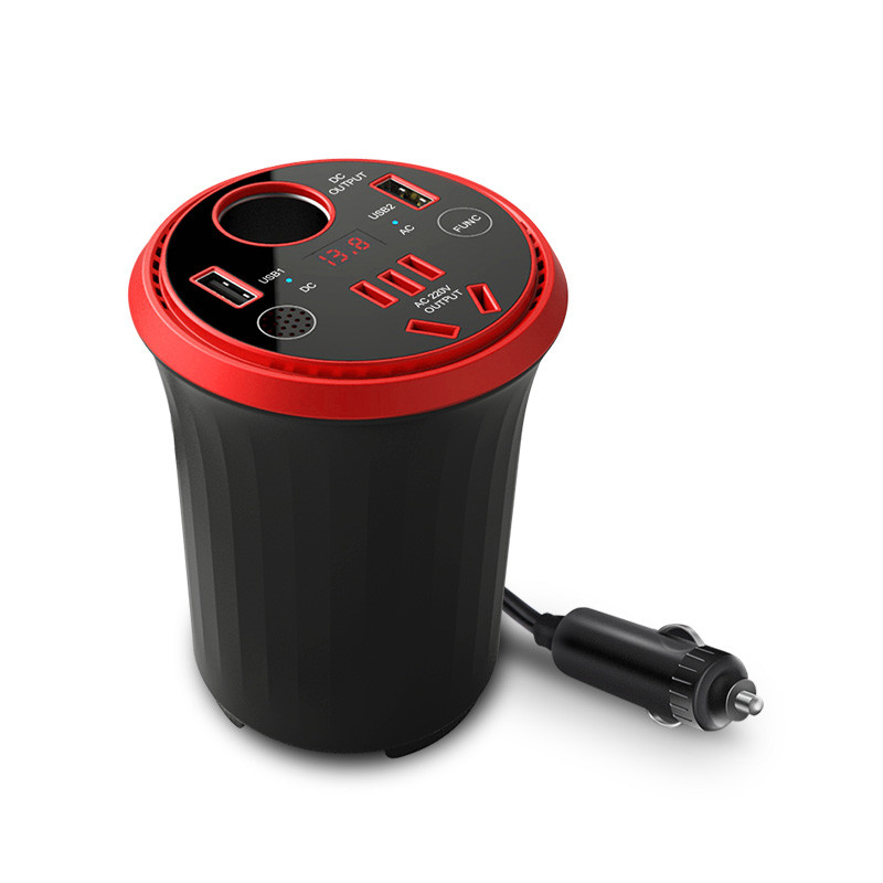 纽曼(Newsmy) 车用应急工具 逆变电压器 NB1500 红+黑