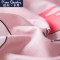 皮尔卡丹(Pierre Cardin家纺）网红款四件套全棉纯棉床品被套夏季学生三件套床单北欧风床上用品 适用1.5/1.8m床-被套2.0*2.3m 流星雨-红