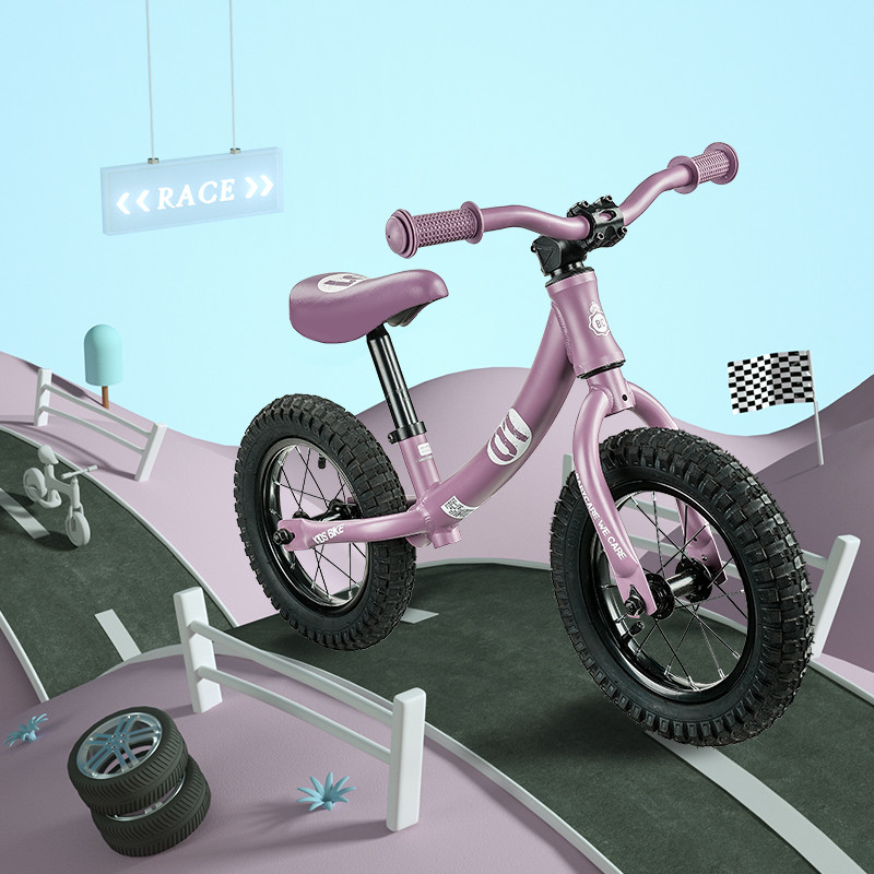 babycare儿童平衡车无脚踏3-6岁小孩滑行车2-3岁宝宝滑步车自行车 7905 希瑟紫
