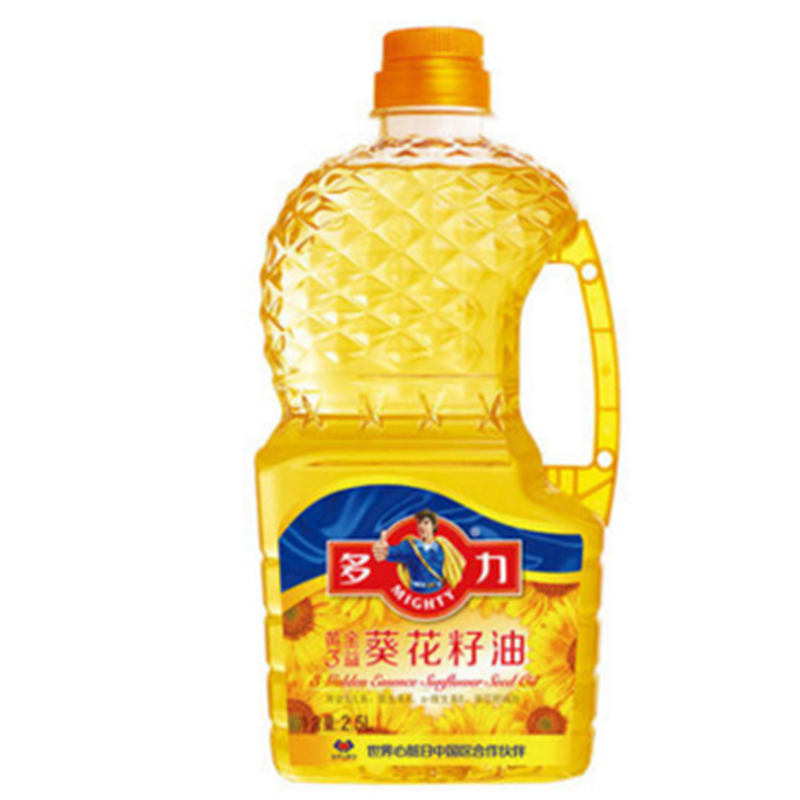 多力葵花籽油 2.5l 黄色
