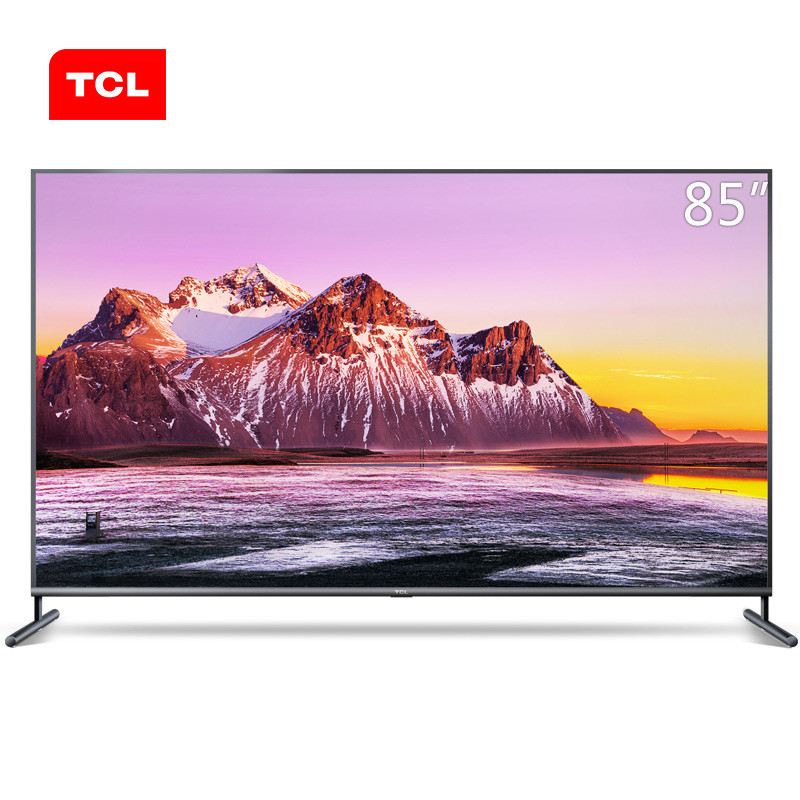 TCL85X6C85英寸高端巨幕超清4KHDR全面屏216G高配置人工智能电视机