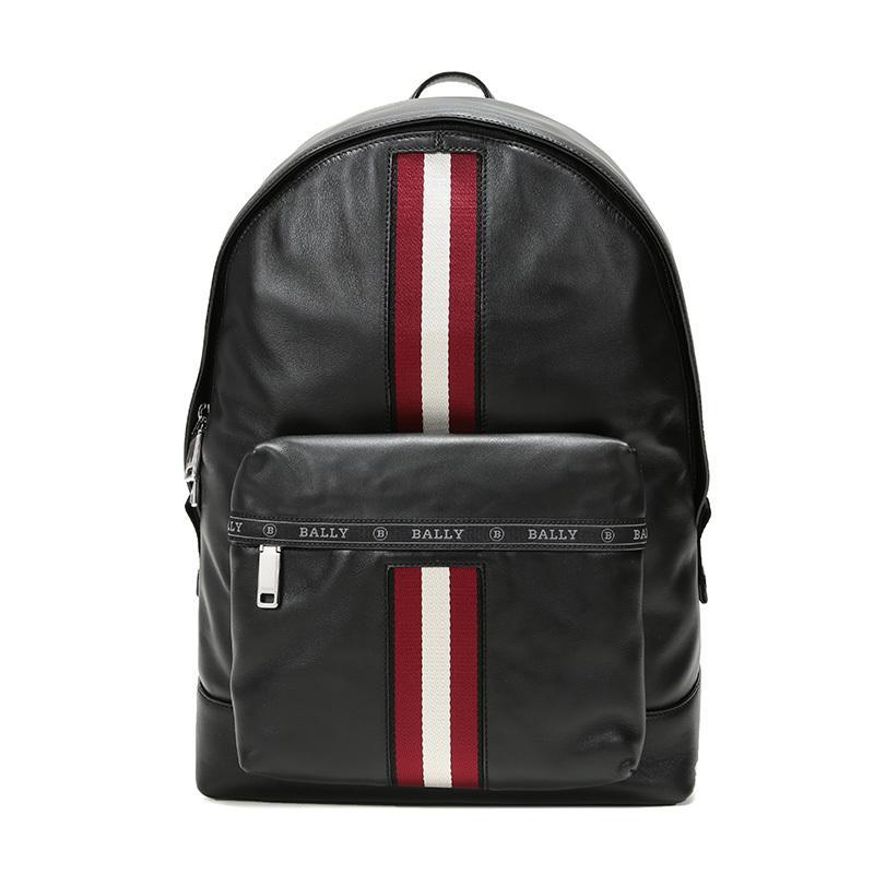 Bally 巴利 男士皮质双肩包 HARPER 10-黑色