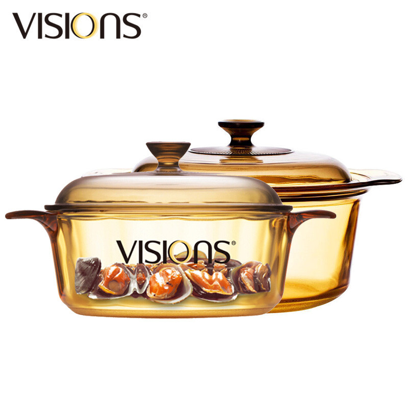 康宁(VISIONS) 晶炫系列餐具套组 2件组 黄盒 2小碗