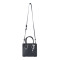 MICHAEL KORS 女士黑色皮质提挎两用包30H8SM9M3T BLK/OPTICWHT 黑色