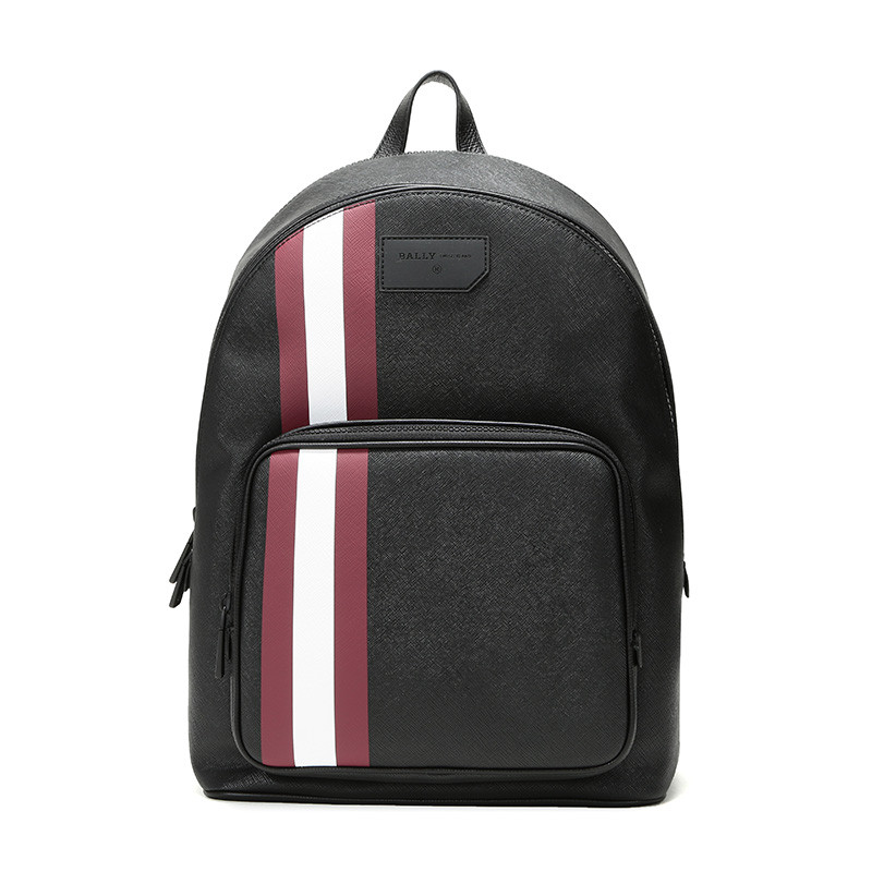 BALLY 巴利 男士涂层帆布双肩包 SARKIS OF 06-黑色