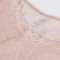 浪莎2019新品秋衣秋裤女士美体内衣套装修身紧身薄款打底保暖内衣 均码 圆点/粉红