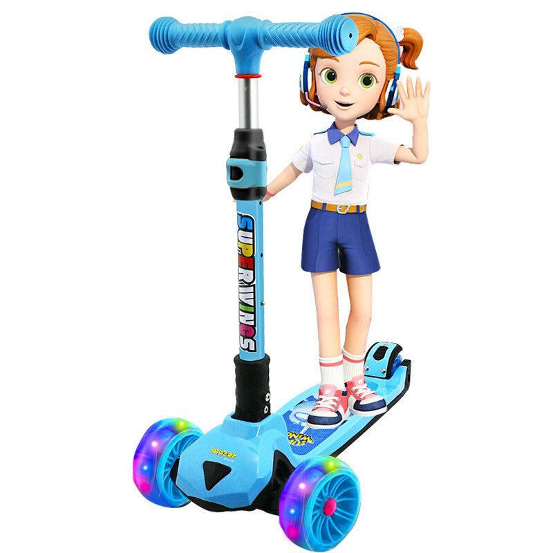 【超级飞侠系列】超级飞侠儿童滑板车sw-668 米莉图片,高清实拍图