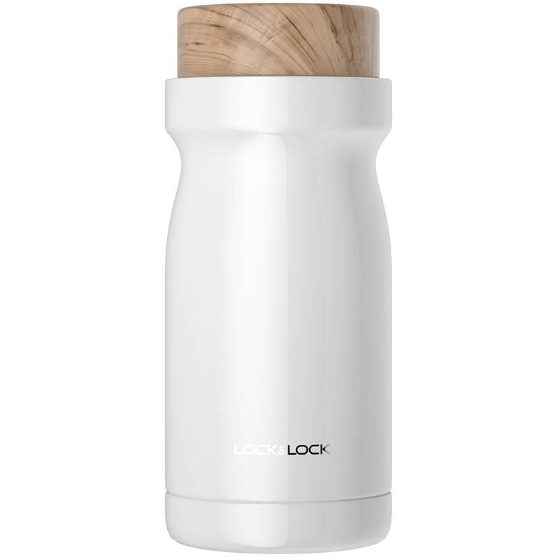 乐扣乐扣(Lock&Lock) 牛奶保温杯 300ml 白色 300ml