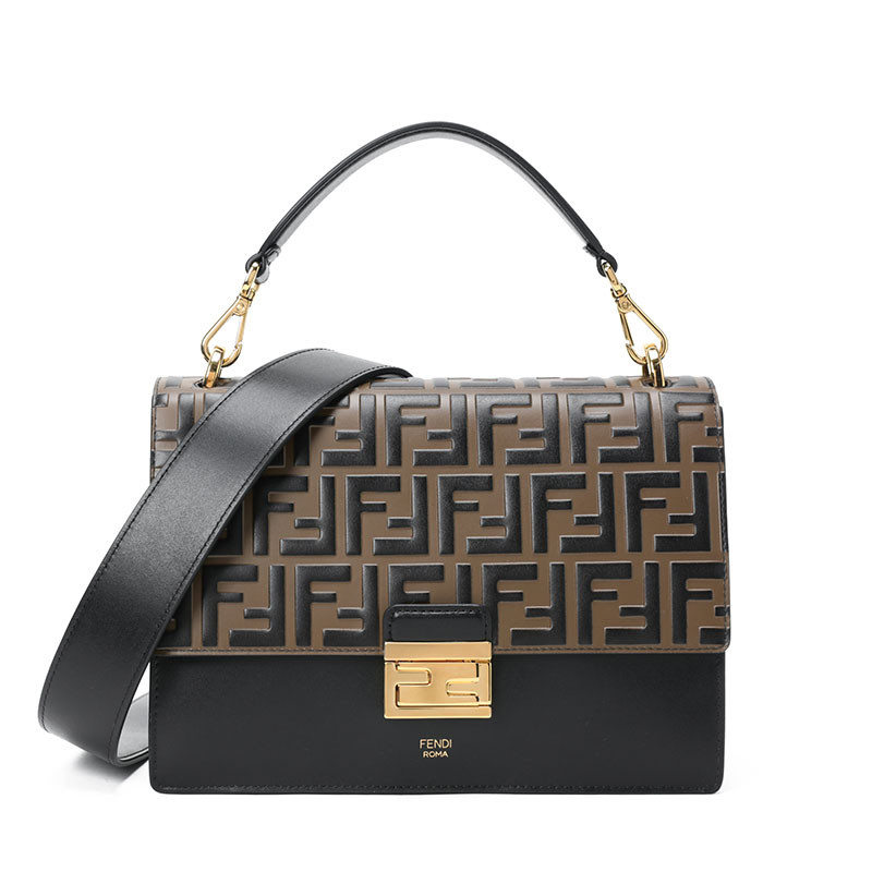 预售 Fendi KAN U 单肩包 8BT315 拼色