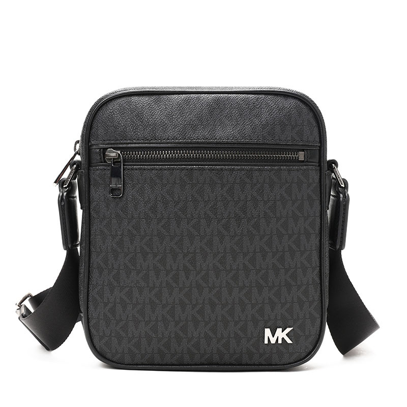 MK Jet Set Mens 单肩包 小号 印花LOGO款 33F7MMNC5B 黑色
