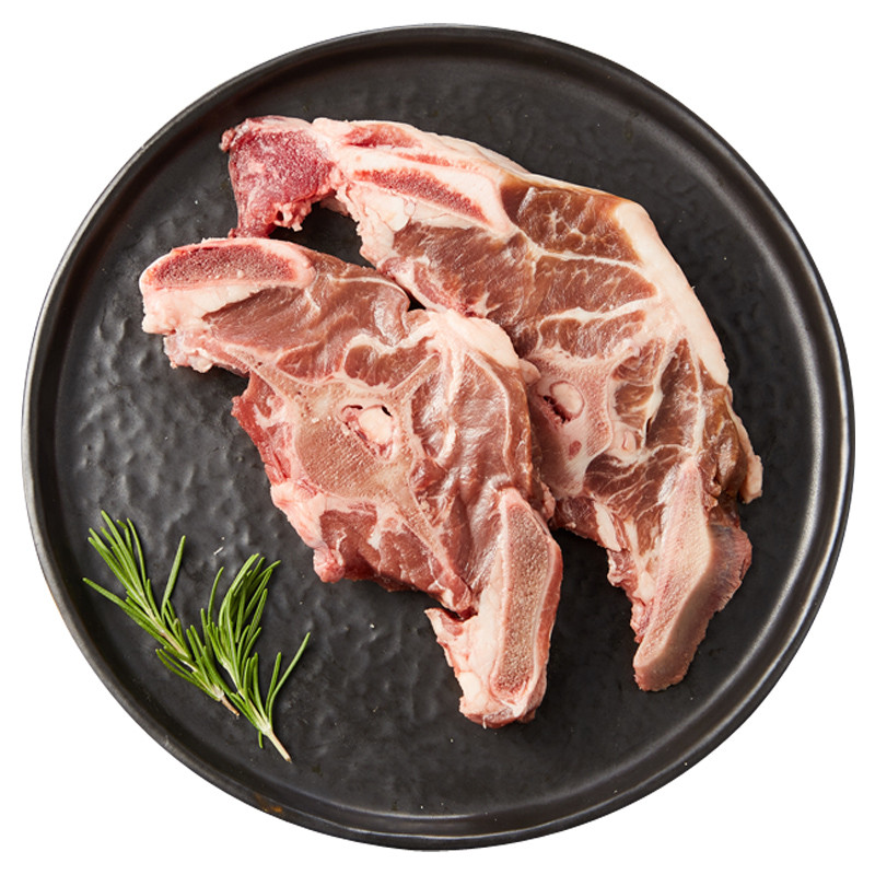 沛德澳洲进口羔羊蝴蝶排500g冷冻生鲜羊肉排骨