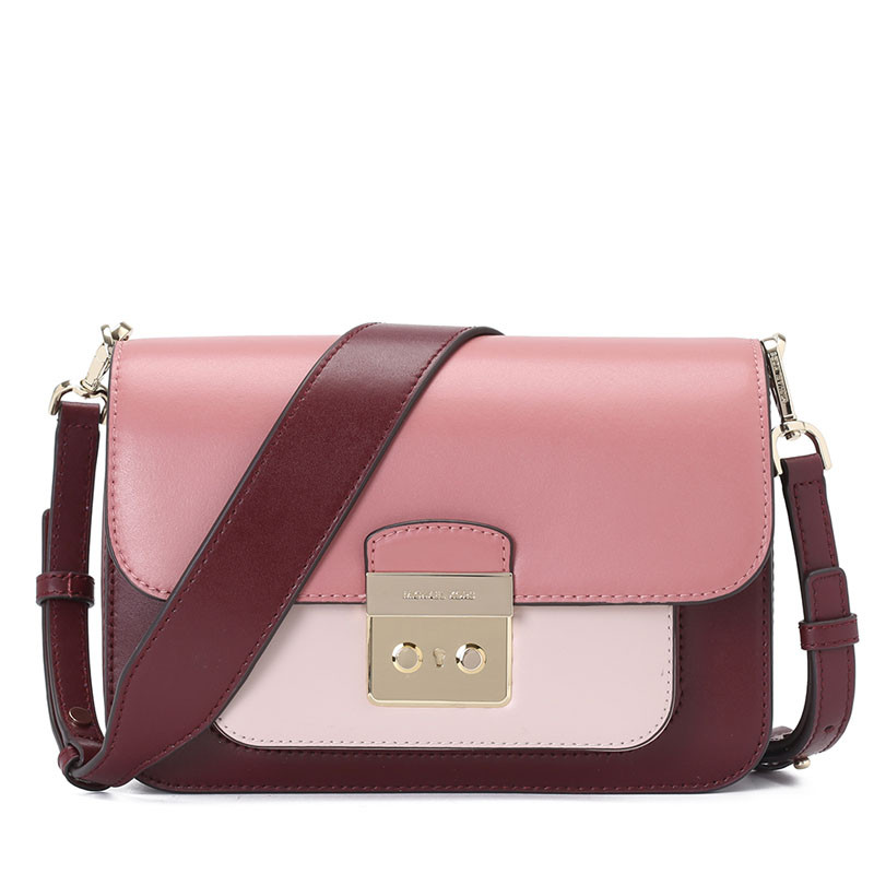 MK Sloan Editor 单肩包 拼色/粉