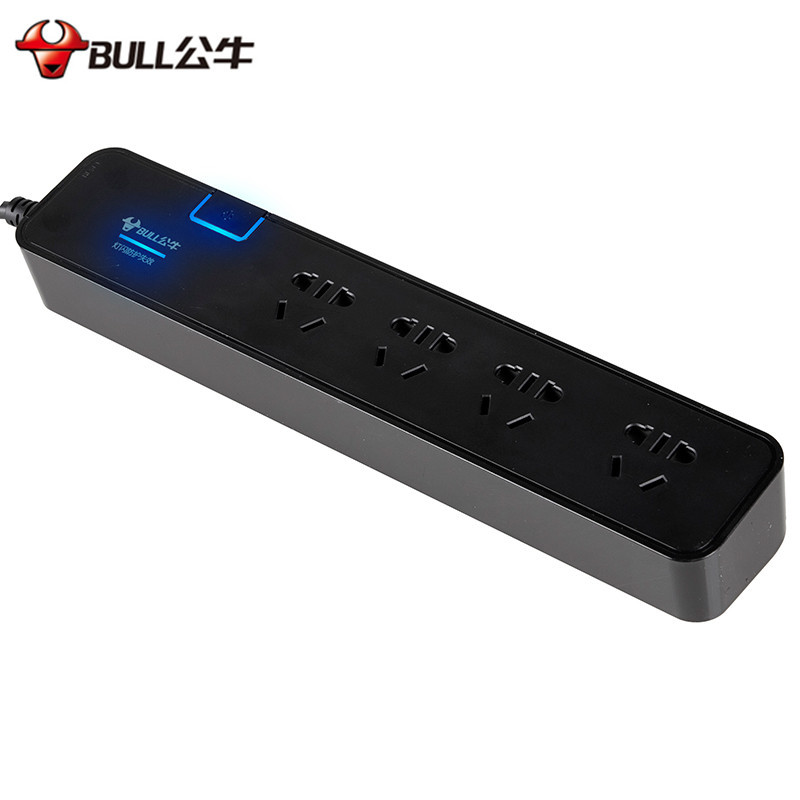 公牛(bull) GN-H3040 抗电涌电源接线板插排 3米