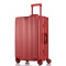 SWISSGEAR瑞士军刀行李箱铝框拉杆箱新品金属万向轮行李箱旅行箱 登机箱PC+ABS箱包 29寸L7008 红色 29寸