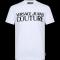 VERSACE JEANS 范思哲 男款棉质圆领短袖T恤 B3GUA7TQ 36610 003-白色 XXL