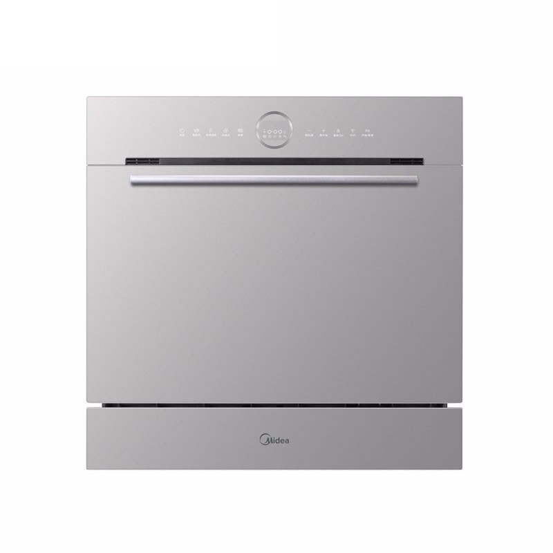 美的（Midea）8套嵌入式UV除菌热风烘干洗碗机H4 家电 WQP8-W3909K-CN