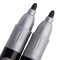 宝克(baoke) MP392大容量可擦白板笔易擦型可加墨水办公用品 黑色12支