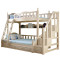 高低床全实木上下床双层床成人母子床儿童床上下铺木床子母床 直梯款上铺1.3米下铺1.6米