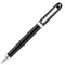 宝克(baoke)中性笔PC2278黑色金属笔夹大容量商务签字笔 0.5mm办公笔 银色12支
