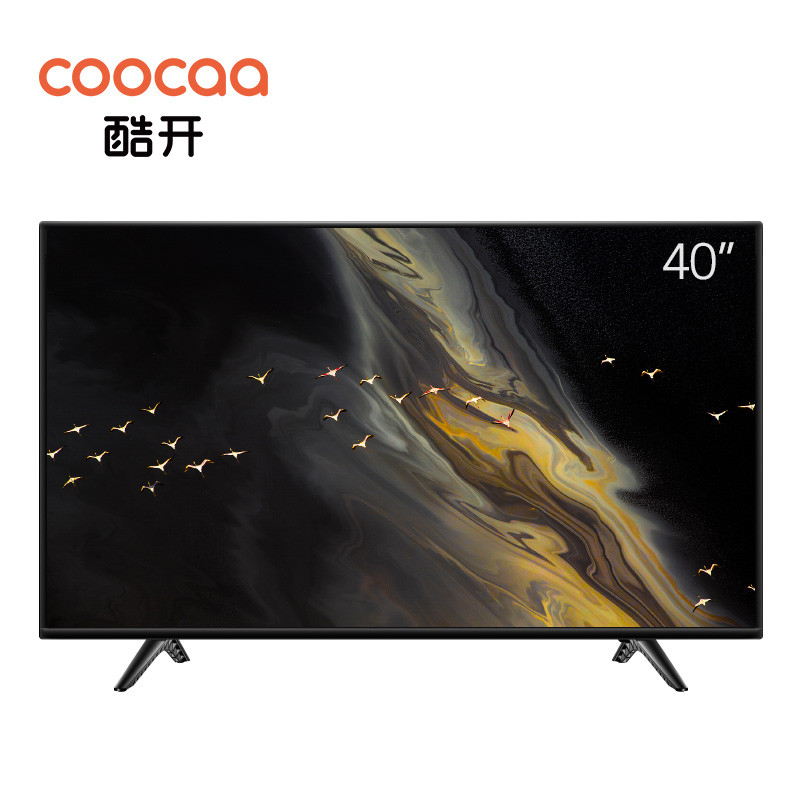 创维 酷开(coocaa)40K60 40英寸超薄护眼全面屏HDR AI语音智慧屏 智能液晶平板电视