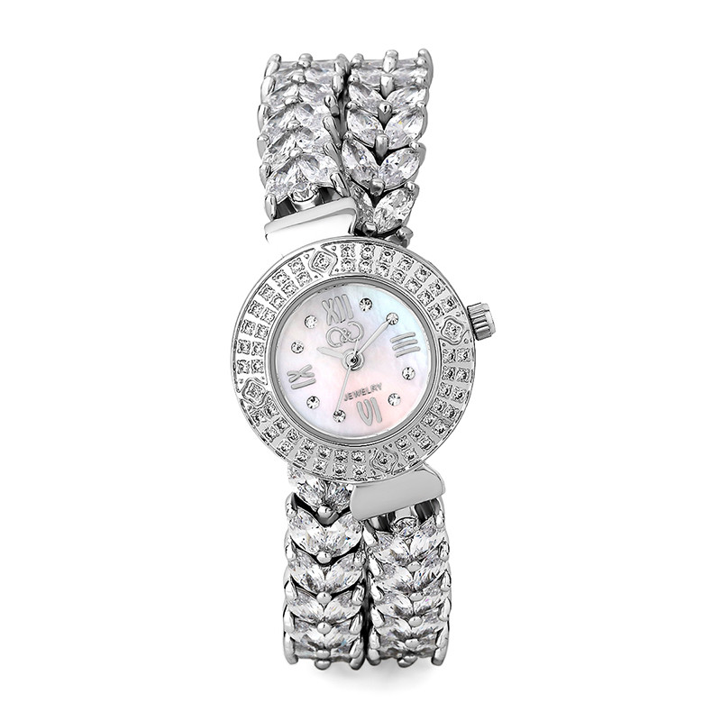 C&C意大利时装手表气质女神系列时尚女士钻表手表CC8130 镶钻银色白盘