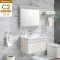 卡贝浴室柜 标准 C2智能平镜照明款-亚仕白-70