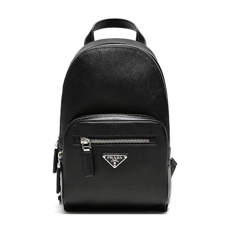 PRADA 普拉达 男士皮革手提单肩斜挎包 2VZ031 9Z2 V OOO F0002.V.OOO-黑色