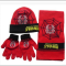 迪鲁奥（DILUAO)圣诞节新年儿童蜘蛛侠帽子手套围巾三件套男孩宝秋冬保暖 蓝色护耳套装蜘蛛侠 4-8岁 红色三件蜘蛛侠经典三件套 默认尺寸