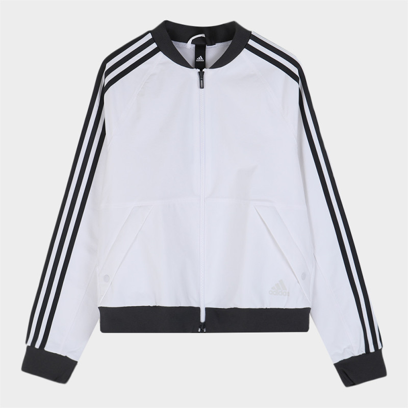 Adidas 阿迪达斯 女外套运动训练休闲立领夹克FK3509 M FK3509