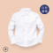迪鲁奥（DILUAO)新款儿童白衬衫女童长袖白色衬衣中大童小学生校服表演出服 圆领长袖 110cm