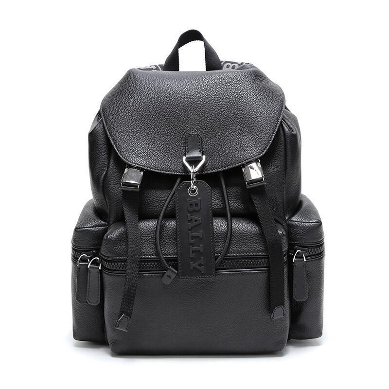 Bally 巴利 男士皮质双肩包 CREW SM B 20-黑色