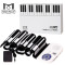 莫森(MOSEN)MS105手卷钢琴 88键专业版 蓝牙加厚便携式 折叠儿童电子琴 可充电初学电子钢琴 配件礼包 白色