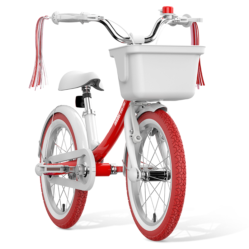 Ninebot Kids Bike 16英寸儿童自行车（女款） 红色