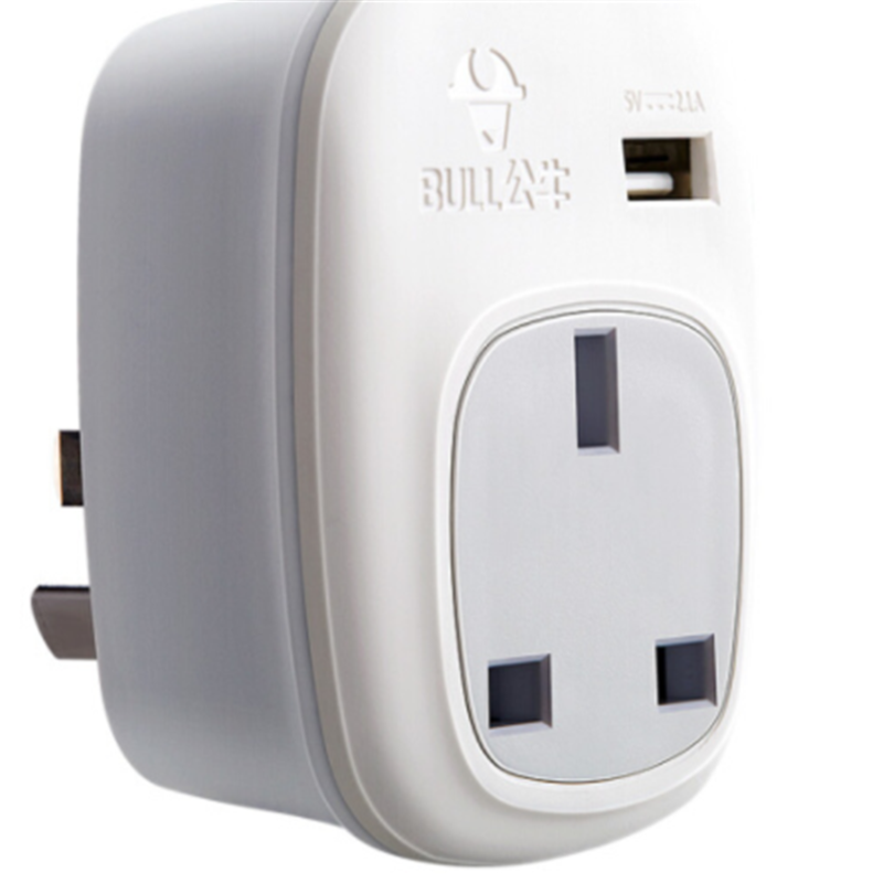 公牛(bull) 国标转英标带USB插座 GN-911CE (单位：个)