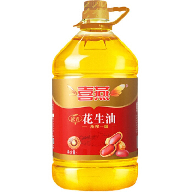 喜燕 浓香 花生油 8L*2桶装 食用油