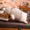 鸱吻条纹香猪抱枕毛绒玩具（40cm 棕色）