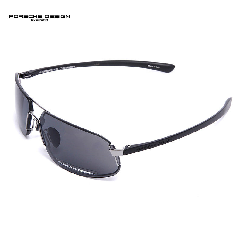 porschedesign保时捷太阳眼镜男款超轻时尚生物钢驾驶墨镜p848467mm