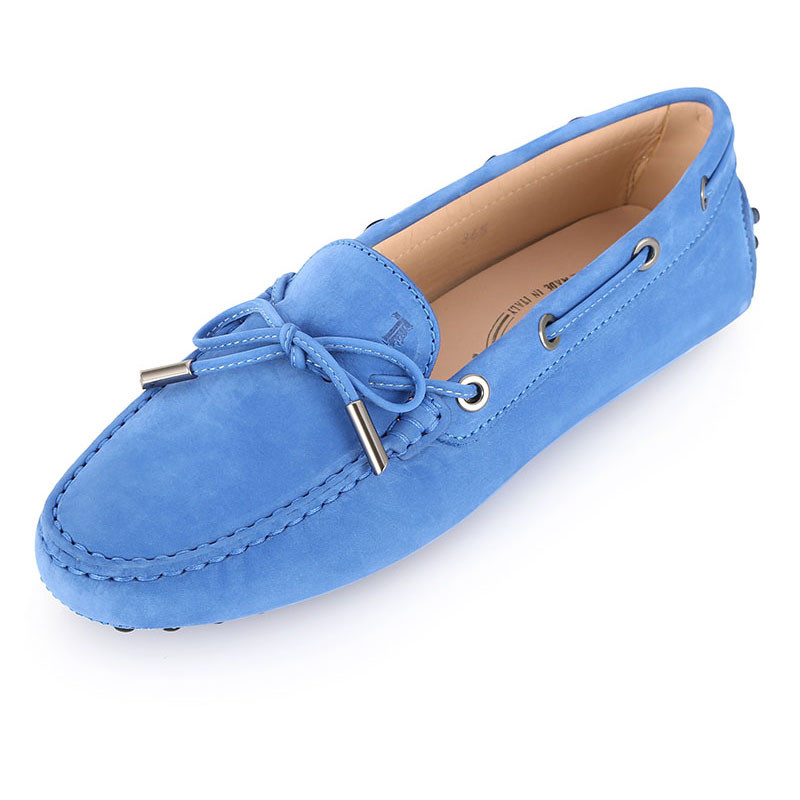 TODS/托德斯 女鞋HEAVEN 经典豆豆鞋 XXW0FW05030 天蓝色 36.5